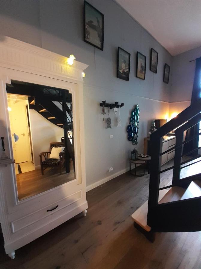 Charmant Studio En Duplex Esprit Loft Avec Balcon Vue Mer, Et Piscine Exterieure Le Croisic Εξωτερικό φωτογραφία