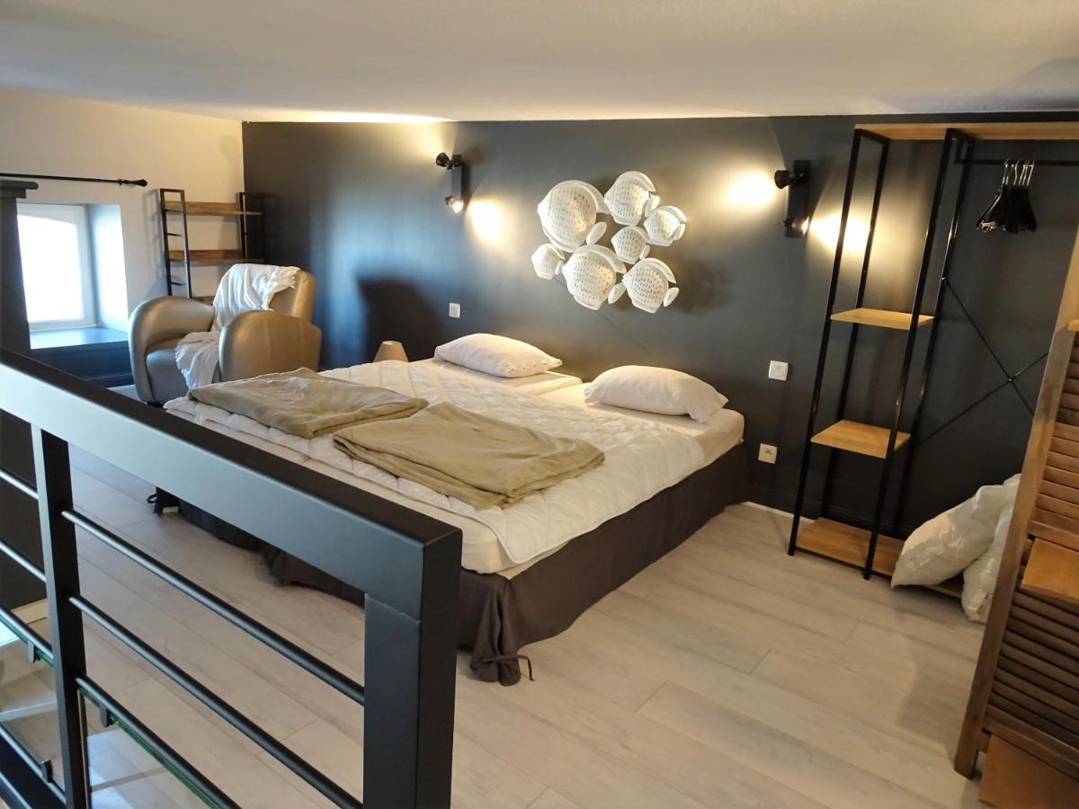 Charmant Studio En Duplex Esprit Loft Avec Balcon Vue Mer, Et Piscine Exterieure Le Croisic Εξωτερικό φωτογραφία