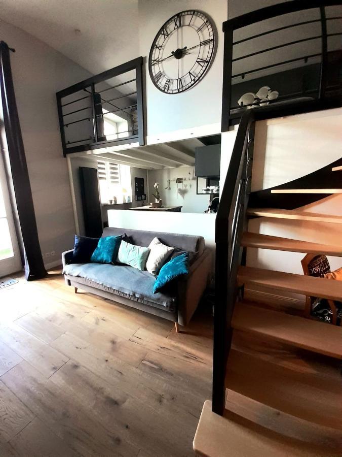 Charmant Studio En Duplex Esprit Loft Avec Balcon Vue Mer, Et Piscine Exterieure Le Croisic Εξωτερικό φωτογραφία
