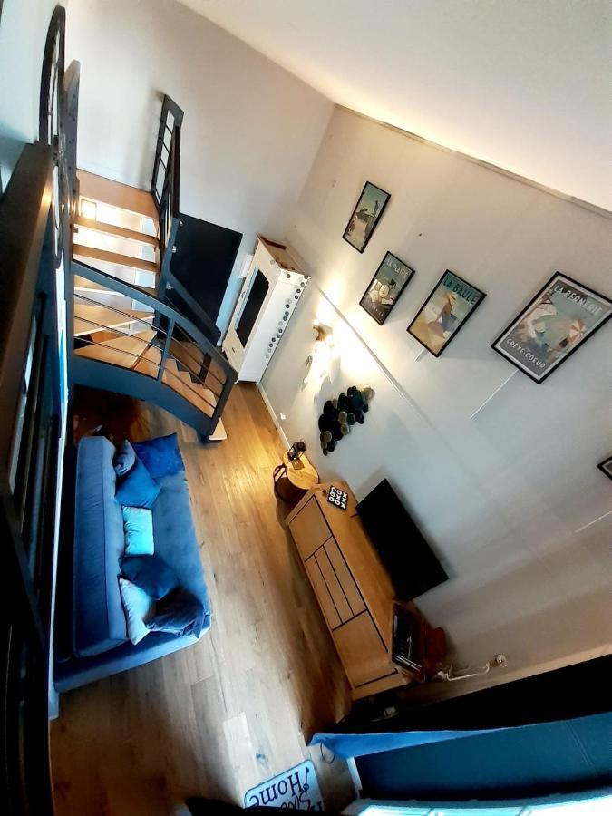 Charmant Studio En Duplex Esprit Loft Avec Balcon Vue Mer, Et Piscine Exterieure Le Croisic Εξωτερικό φωτογραφία
